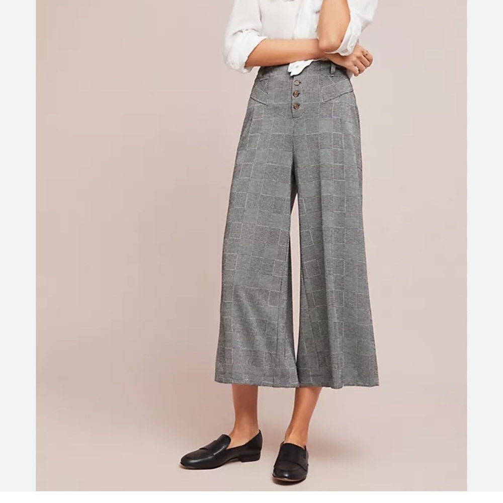 Maeve Anthropologie Wide Leg Trousers